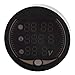 EBTOOLS pour motorcycle digital clock pour horloge 12v Voltmètre universel 12V, 3-en-1 ABS plastique moto thermomètre numérique électronique voltmètre horloge temps jauge de température
