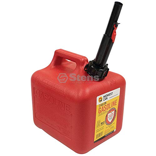 New Stens Stens 2 Gallon Plastic Gasoline Fuel Can 765-516 #TOP20