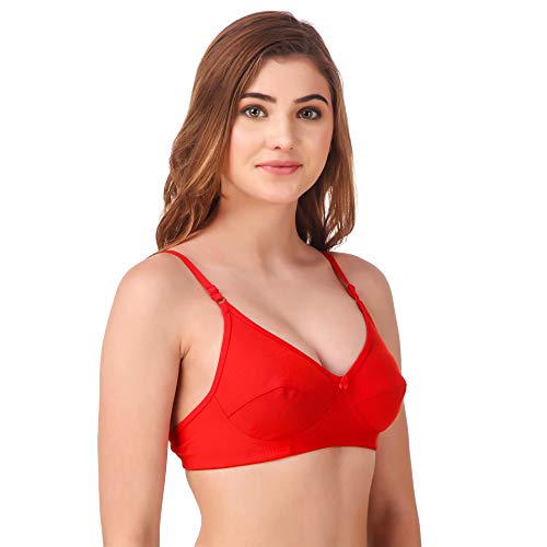 Image of Fasense Women's Wire Free Non Padded Cotton Bra