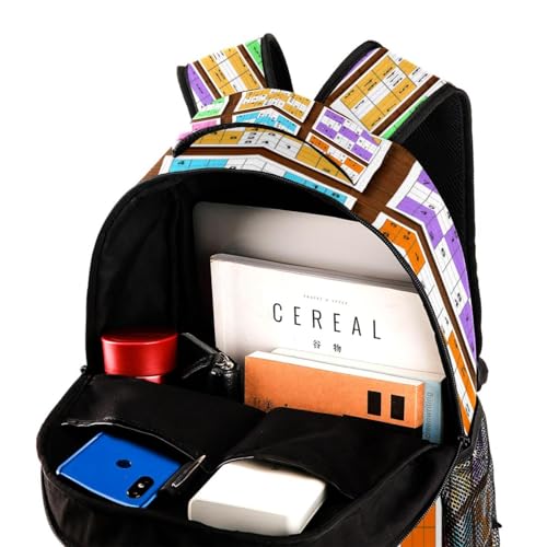 Sac de voyage décontracté Sudoku multicolore au format 40cm - 4