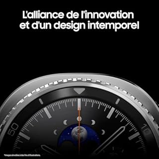 Samsung Galaxy Watch8 Classic, Montre Connectée, Couronne rotative, Galaxy AI, Coach Sommeil, Coach Running, Bluetooth, 46mm, Noir, Chargeur Secteur Rapide 25W Inclus, Version FR