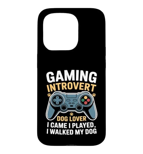 �Q�[�~���O �����I ���D�� I Came I Play I Walked My Dog �X�}�z�P�[�X iPhone 15 Pro �p