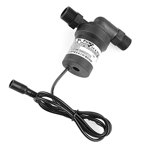 Garosa DC24V 18W Warmwasser- Umwälzpumpe Solarwarmwasserbereiterpumpe Warmwasser- Transferpumpe mit 1/ 2BSP- Gewinde für Solarheizsystem