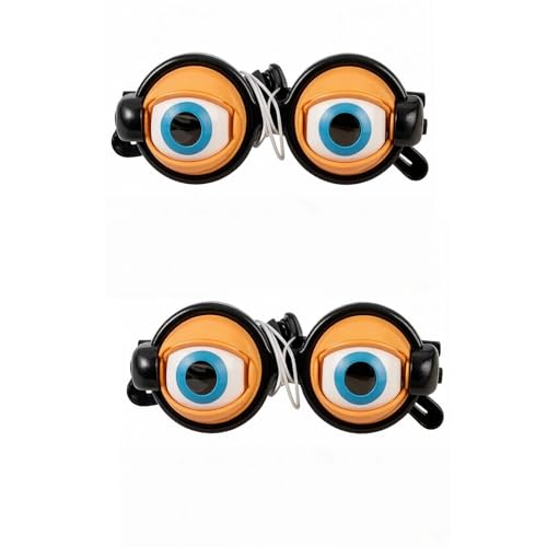 CHOOSETS Crazy Eyes Googly Eyes Novelty Glasses Color A 2pcs