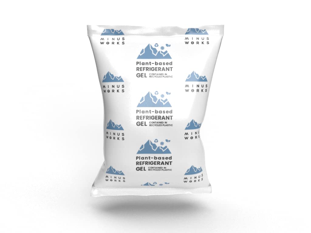 Plant-Based, Leak-Proof Cold Packs for Shipping Fresh or Frozen Food - 16oz / 1 LB Packs - Set of 16
