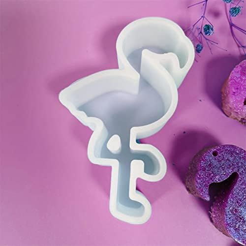 Flamingo Car Freshie Mold - Bird Silicone Epoxy Resin Molds - Aroma Bead Freshener Mold - Scented Candle Molds - Soap Mold - Clay Molds Oven Safe