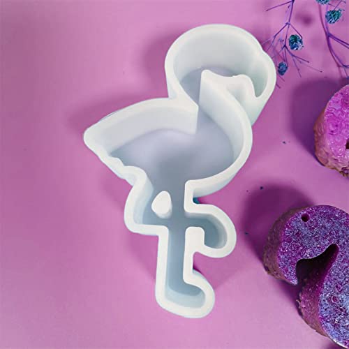 Flamingo Car Freshie Mold - Bird Silicone Epoxy Resin Molds - Aroma Bead Freshener Mold - Scented Candle Molds - Soap Mold - Clay Molds Oven Safe #TOP3