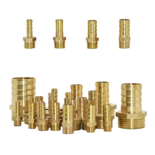 Conectores de espiga NALsa latón rosca macho acoplador manguera agua 6mm 1/4 2
