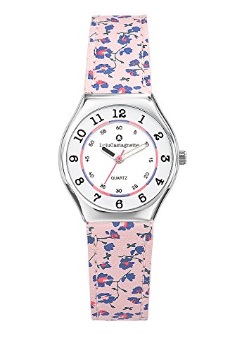 Lulu Castagnette Fille Analogique Quartz Montre avec Bracelet en Cuir 38827