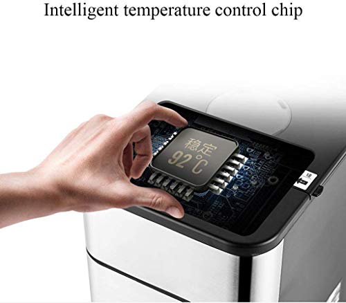 GLJTUO Kaffeevollautomat, 900 W, Haushaltskaffeemaschine, Vollautomatische Kaffeemühle, Edelstahl, Programmierbar, Geräuscharmer Betrieb, Anti-Tropf-Einstellungen – Bild 5