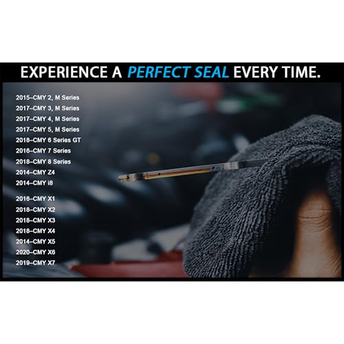 Image of M12 Copper Oil Drain Plug Washer Gaskets - Made in Germany 12mm Crush Washer - Oil Plug Gasket Leak Proof Sealing Washers Compatible with BMW Part#: 07 11 9 963 132 (Pack of 15)