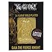 Yu-Gi-Oh! Limited Edition 24k Gold Plated Gaia The Fierce Knight Metal Card