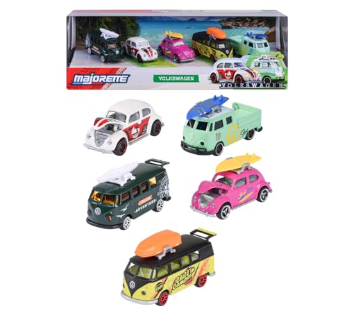 Majorette Volkswagen 5 Coches de Juguete Giftpack