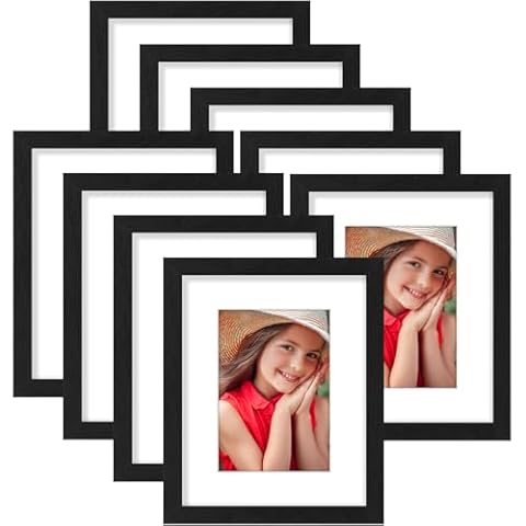 Vittanly 8x10 Picture Frame Set of 9 Cover
