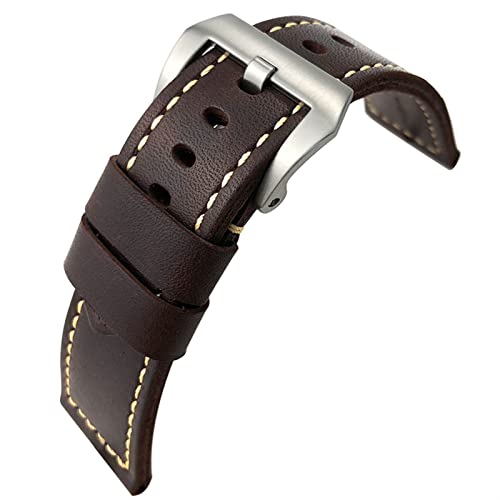 Sangle en bronze PAM00968 en cuir de vache pour montre 26 mm - 4