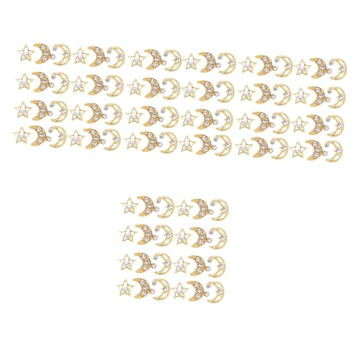 Charms Pour Décorations Étoile Et Lune Manucure Durable Tri Dimensionnel Éclat Unique