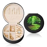 Idéal pour diverses occasions : cette boîte à bijoux sert non seulement de solution de rangement quotidienne pour vos bracelets, boucles d'oreilles, bagues, colliers, mais peut également être utilisée comme article décoratif ou cadeau pour les mariages, anniversaires, Saint-Valentin, etc.