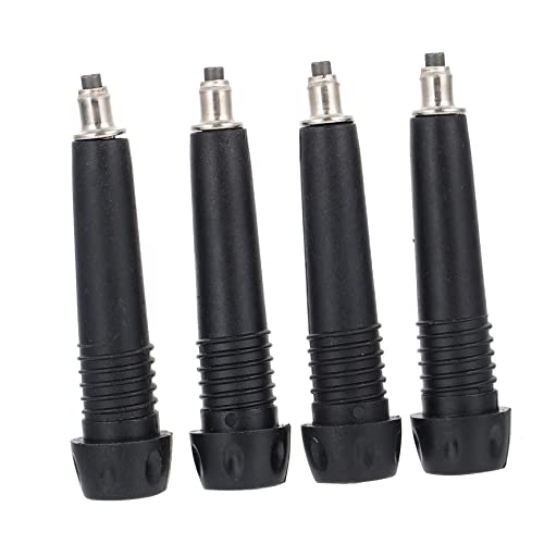 LIOOBO 4pcs Trekking Poles Carbon Tungsten Steel Tips Wear-Resistant Hiking Gear for Outdoor Walking Sticks