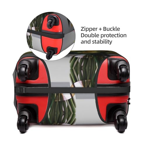 Bouquet Of Daffodils Print Personalized Travel Luggage Cover With Zipper, Elastic Luggage Cover,For Daily Use4