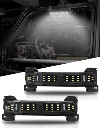 SUNPIE UTV Dome Light Battery Powered Upgrade Switch Wireless SXS Interior Lights Compatible with...