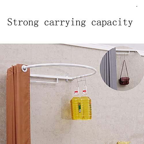Cabine d'essayage murale ronde rigide pour dressing de commerce