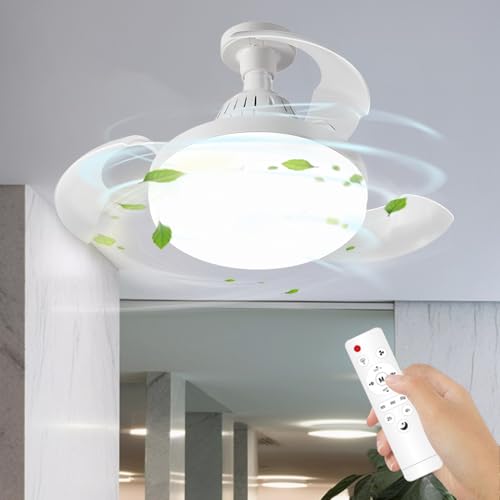 Ventilateur de plafond pour chambre à coucher avec télécommande douce - 4