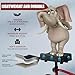 Knee Scooter,Economical Foldable Steerable Knee Walker,for Adults Foot Surgery,Injured Ankle Recovery Scoote(Red-Standard Version)