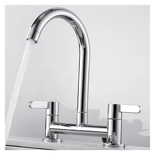 Robinet en laiton noir fin de fuite et éclaboussure bec 360° pont