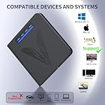 7 in 1 External Blu Ray Drive & Burner for PC Laptop, Portable Blu Ray/DVD/CD Burner with 100GB Disc Support, SD/TF Card Reader & USB 3.0 Hub for Windows MacOS Linux Desktop (7 in 1) - Image 4