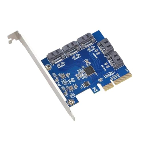 UDSKNV[KSL Tarjeta Vertical PCI-e Tarjeta de Expansión PCIE 3.0-4X A 5 Tarjeta Adaptadora de Tarjeta Vertical PCIE A para PC