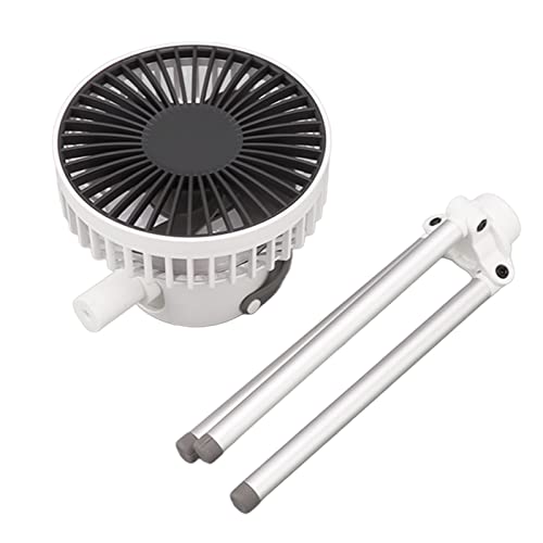 Ventilador de camping con trípode portátil y mini ventilador recargable USB 5