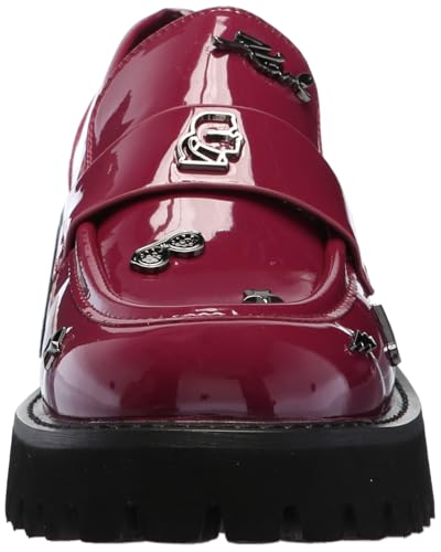 Image of Karl Lagerfeld Women's Gaston Lug Sole Loafer with Pin Embellishments