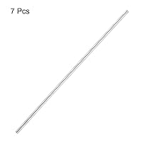 Vista 19 de uxcell Varilla redonda sólida de acero inoxidable 304 de 0.197 in x 5.906 in para manualidades de bricolaje - 10 piezas