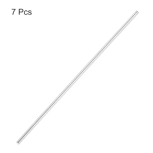 Miniatura 19 de uxcell Varilla redonda sólida de acero inoxidable 304 de 0.197 in x 5.906 in para manualidades de bricolaje - 10 piezas