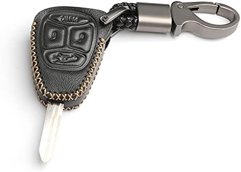 Leather 3 Buttons Remote Car Key Shell Cover For Chrysler 300 Aspen For Dodge Da - Foto 12