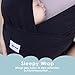 Sleepy Wrap Babytragetuch - Baumwoll Tragetuch Baby Neugeboren bis 15 kg, Maschinenwaschbar, Kuschelweich & Atmungsaktiv (Schwarz)