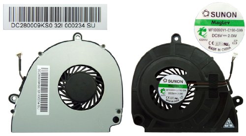CPU Cooling Fan for Acer Aspire 5350 5750 5750G 5755 5755G Packard Bell P5WEO laptop P/N: MF60090V1-C190-G99 K3201U, DC5V 2.0W (NOTE: there are two kinds of fan for these laptop modes in the title, pls compare our item with your original fan carefully before purchase)
