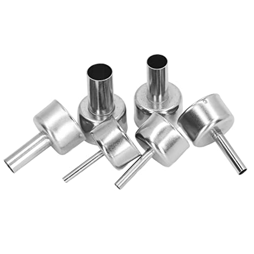 SIXRUN - SIXRUN Buse de Pistolet Thermique 6 Pièces Ensemble d'accessoires en Acier Inoxydable avec un Diamètre de 3 Mm à 12 Mm pour la Station de Reprise à Dessouder à Souder Compatibilité Universelle