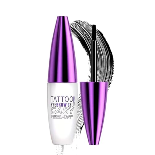 Genérico Easy Peel-Off Eyebrow Gel, Tattoo Eyebrow Temporary Tint, Transfer Proof and Smudge Proof Eyebrow Stain, Waterproof and Sweat-Proof Dyeing Cream, for All Skin Types