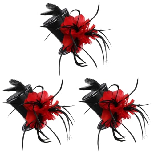 Chapeau bandeau plume pour coiffure stable Halloween et accessoire de fête chic抗 glissement