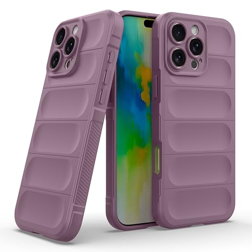 Zapcase Back Case Cover for iPhone 16 Pro Max | Compatible for iPhone 16 Pro Max Back Cover | Liquid Silicon Magic Case with Camera Protection | Lavender