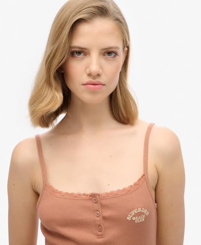 Superdry Femme Athletic Essentials Button Down Cami Top - vue 4