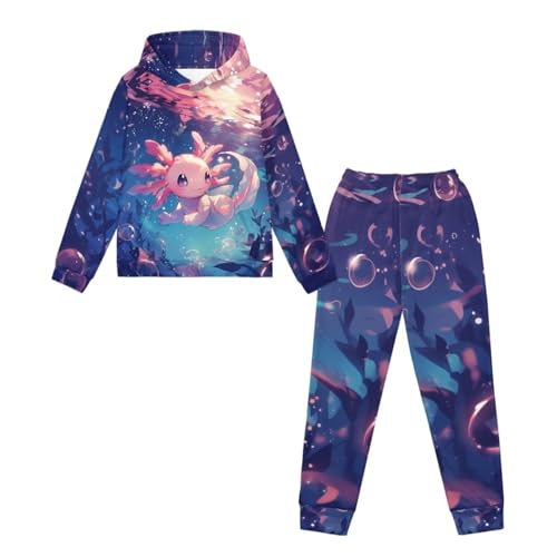 DISNIMO Cute Sweatsuit Set for Girls Hoodies Pants Sweat Suit Outfits Clothing for Kids Sweatshirt Hooded and Sweatpants