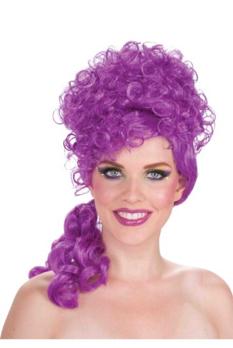 Perruque Violette Kikou le Clown Forum pour Carnaval et Anniversaire
