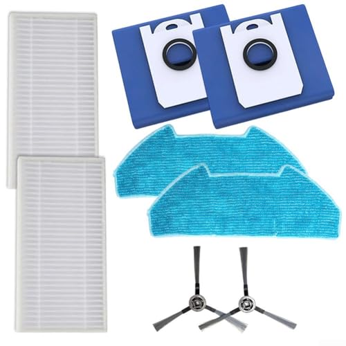 Para bObsweep para Dustin Cleaning Essentials, trapos, filtros, bolsas de polvo y cepillos laterales para un cuidado integral (A)
