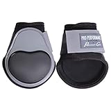 Professional's Choice Sports Medicine Products Pro Performance Fetlock Horse Boots Equestrian Sports | Charcoal