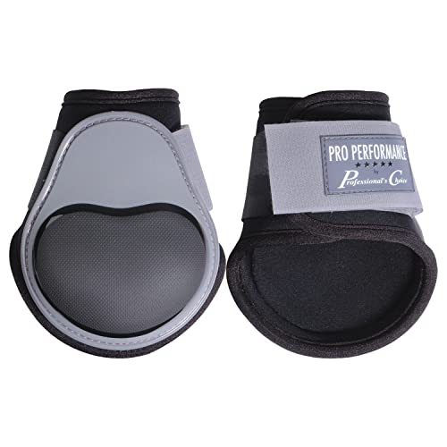 Professional's Choice Sports Medicine Products Pro Performance Fetlock Horse Boots Equestrian Sports | Charcoal
