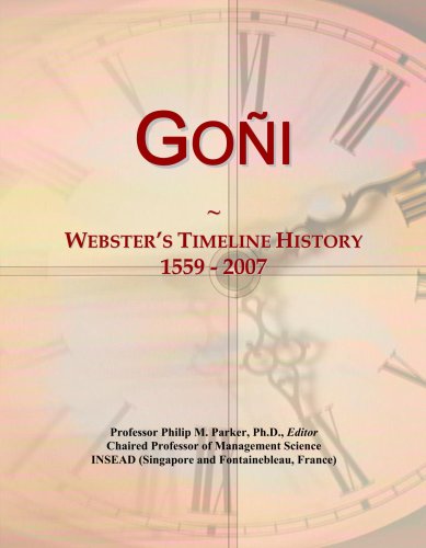 Go¿i: Webster's Timeline History, 1559 - 2007