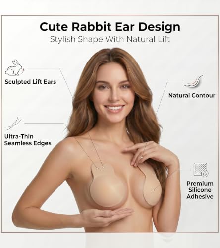 Image of DClub Lift Ultra-Thin Sticky Nipple Covers Adhesive Silicone Pasties.