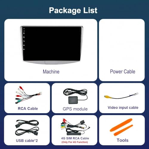 Radio de coche 2 DIN para Passat B6 B7 CC 2010-2015 con GPS y 2G+32G 7